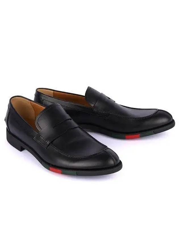 Web Stripe Loafers Black - GUCCI - BALAAN 2