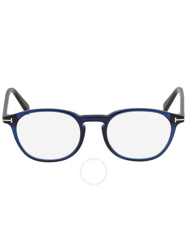 Tom Ford Blue Light Block Oval Unisex Eyeglasses FT5583-B 090 50 - TOM FORD - BALAAN 1