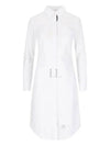 Women's Hidden Oxford Shirt Long Dress White - THOM BROWNE - BALAAN 2