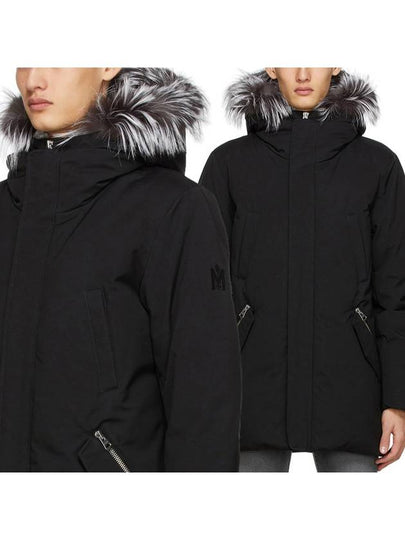 Edward Silver Fox Fur Hoodie Down Parka Black - MACKAGE - BALAAN 2