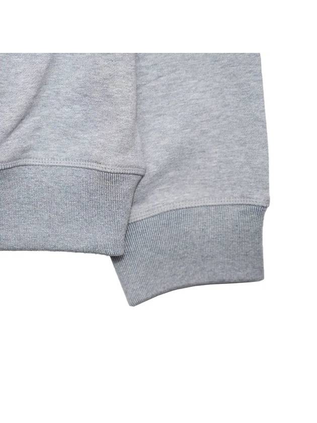 Back Logo Print Crew Neck Sweatshirt Grey - WOOYOUNGMI - BALAAN 7