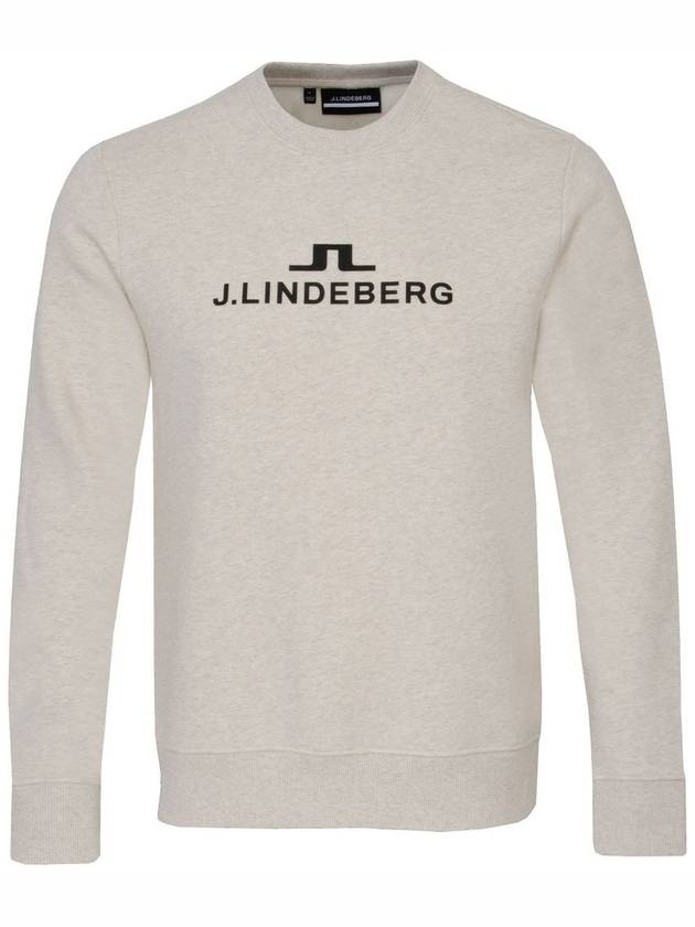 Alpha Crew Neck AMJS08922 C113 Men's Alpha Crew Neck - J.LINDEBERG - BALAAN 2