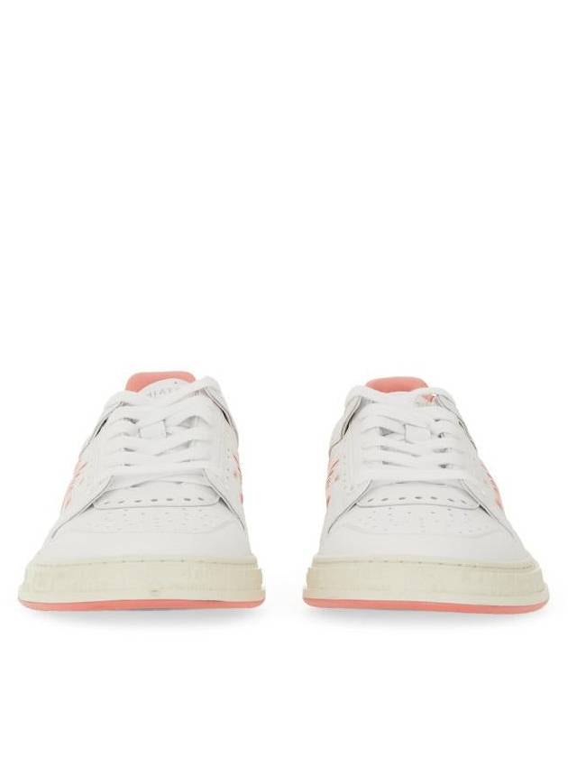 Classic Calfskin Low Top Sneakers Pink White - PREMIATA - BALAAN 5