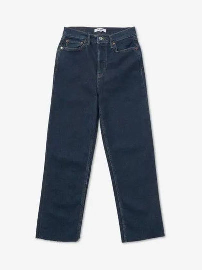 70S Stove Pipe Crop Jeans Dark Rinse - RE/DONE - BALAAN 2