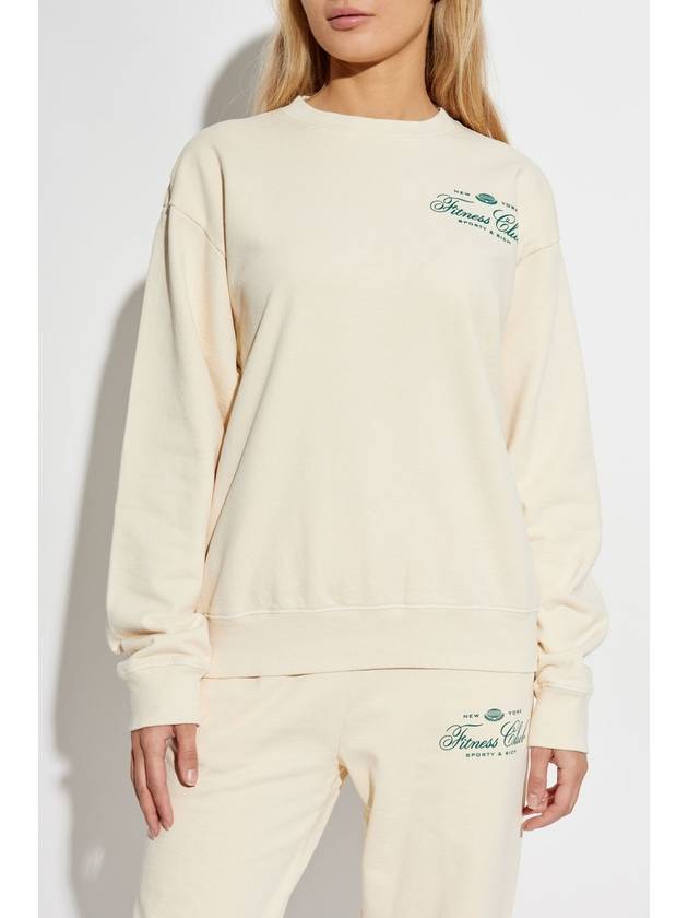 Sporty & Rich Sweatshirt From The Fitness World Collection, Unisex, Cream - SPORTY & RICH - BALAAN 3