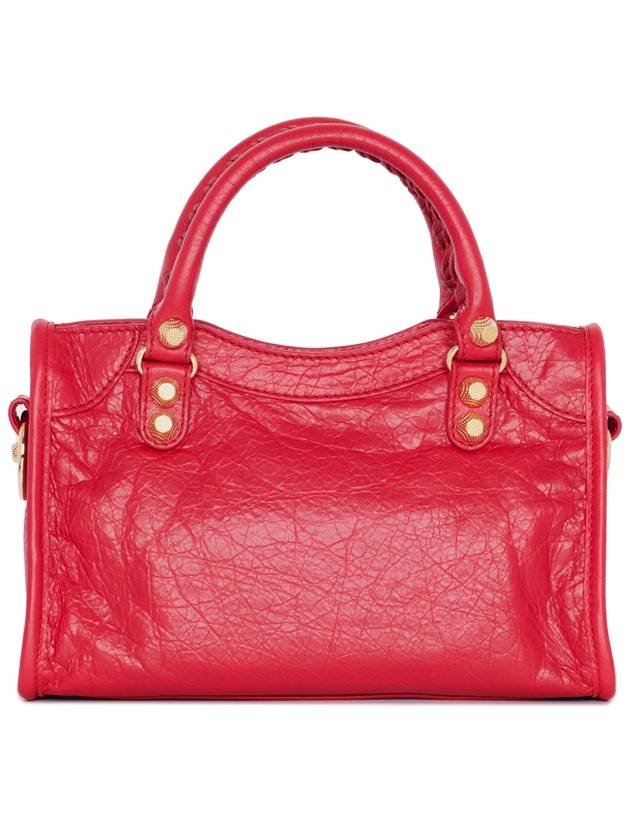 Giant City Mini Leather Tote Bag Red - BALENCIAGA - BALAAN 5