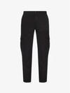 Men's Wappen Patch Cargo Track Pants Black - STONE ISLAND - BALAAN 2