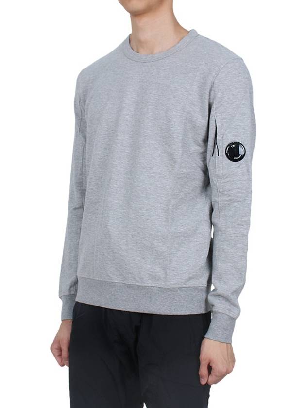 Light Fleece Sweatshirt Grey - CP COMPANY - BALAAN 4