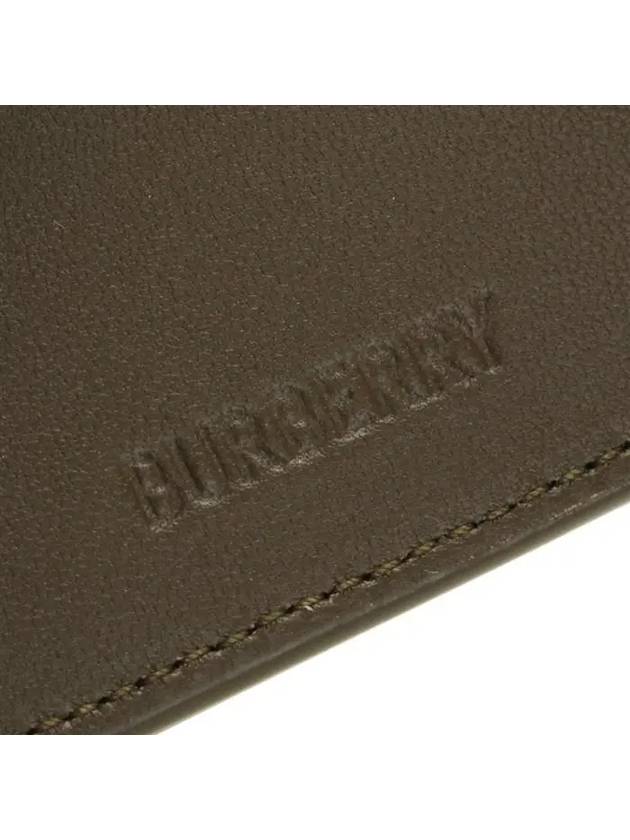 Check Half Wallet Beige - BURBERRY - BALAAN 7