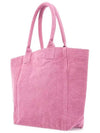 Yenky Small Cotton Tote Bag Pink - ISABEL MARANT - BALAAN 3