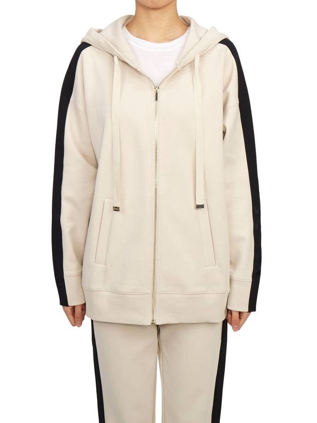 Fennec Hooded Jacket Ivory Black - MAX MARA - BALAAN 2