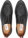 Men's Classic Long Wing Brogue Lace Up Brogue Shoes Black - THOM BROWNE - BALAAN 4