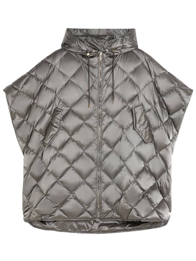 Treman zip up padded cape medium gray - MAX MARA - BALAAN 1