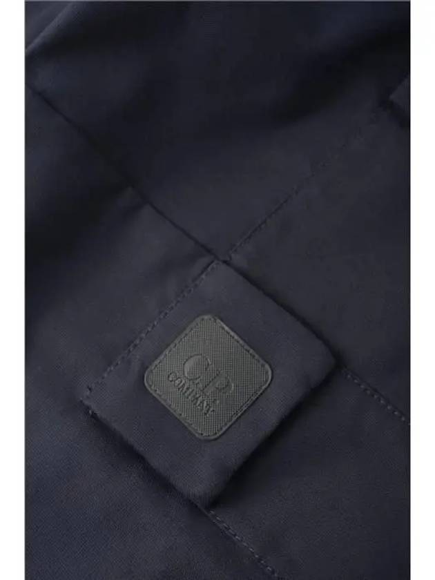 Technical Panama Ergonomic Cargo Straight Pants Navy - CP COMPANY - BALAAN 4