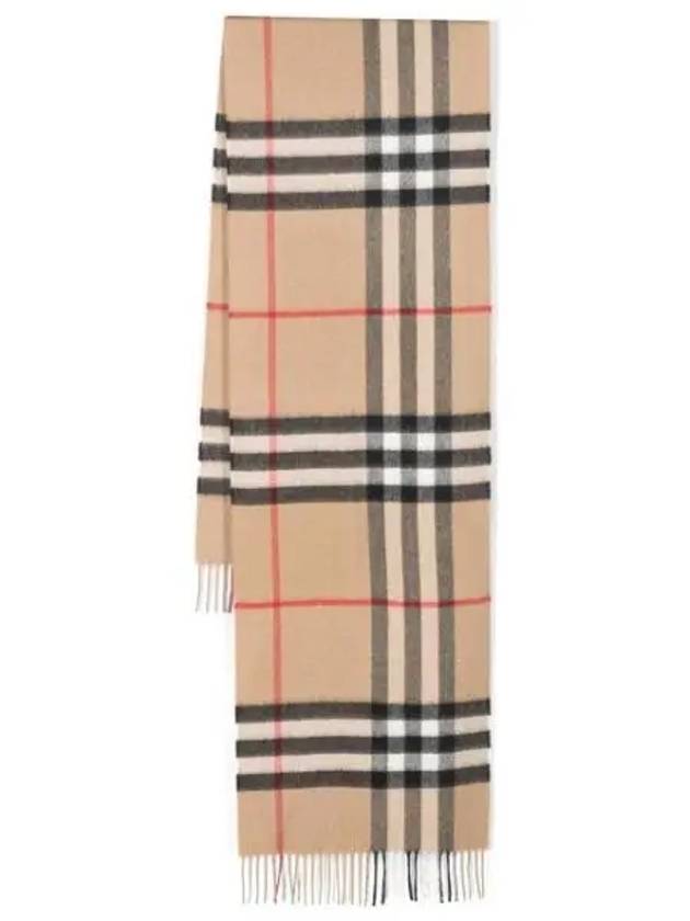 Checked Cashmere Scarf 8076576 - BURBERRY - BALAAN 1