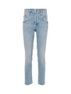 Niliane Slim Denim Jeans Light Blue - ISABEL MARANT - BALAAN 2