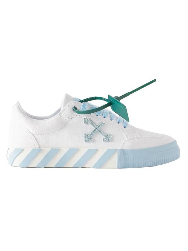 Vulcanized Low-Top Sneakers White Clear Blue - OFF WHITE - BALAAN 1