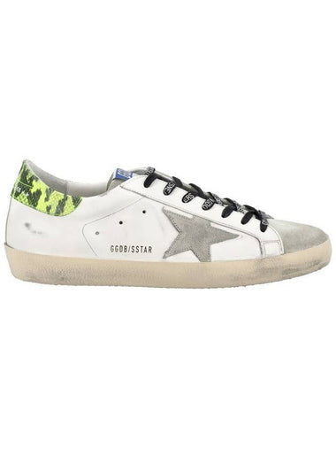 Superstar Neon Tab Low Top Sneakers White - GOLDEN GOOSE - BALAAN 1