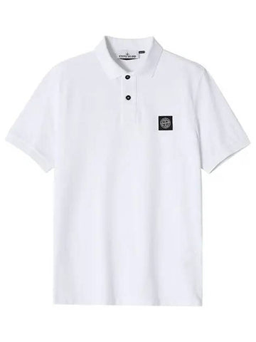 Short Sleeve 2SC17 A0001 Mini Wappen Logo Patch Polo Men s Tee - STONE ISLAND - BALAAN 1