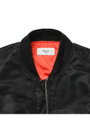 Zip Pocket Bomber Jacket Black - ROLLING STUDIOS - BALAAN 4