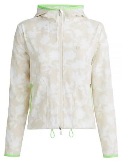 Women's Tonal Floral Maverick 4-Way Stretch Hoodie Jacket Stone - G/FORE - BALAAN 2