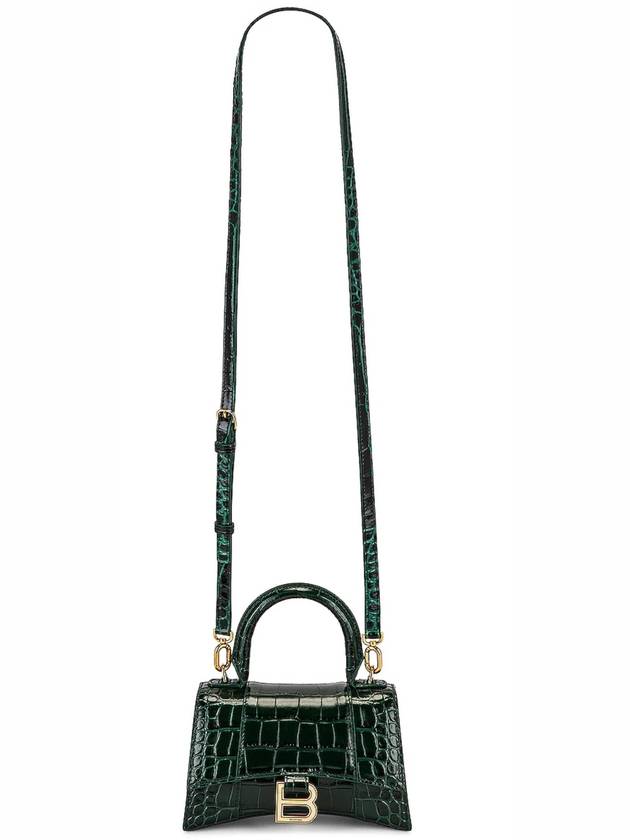 Hourglass XS Tote Bag Forest Green - BALENCIAGA - BALAAN 3