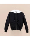 Classic Bunny Fur Zip-up Hoodie Black - MOOSE KNUCKLES - BALAAN 2