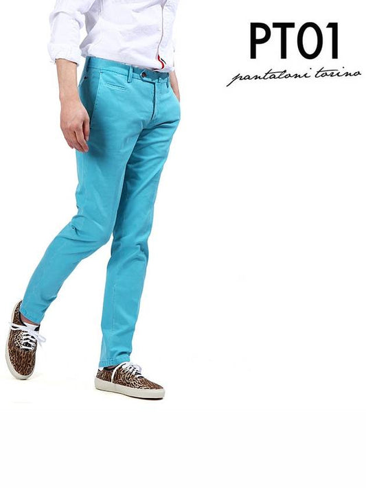 Men's Chino Straight Pants Blue - PT01 - BALAAN 2