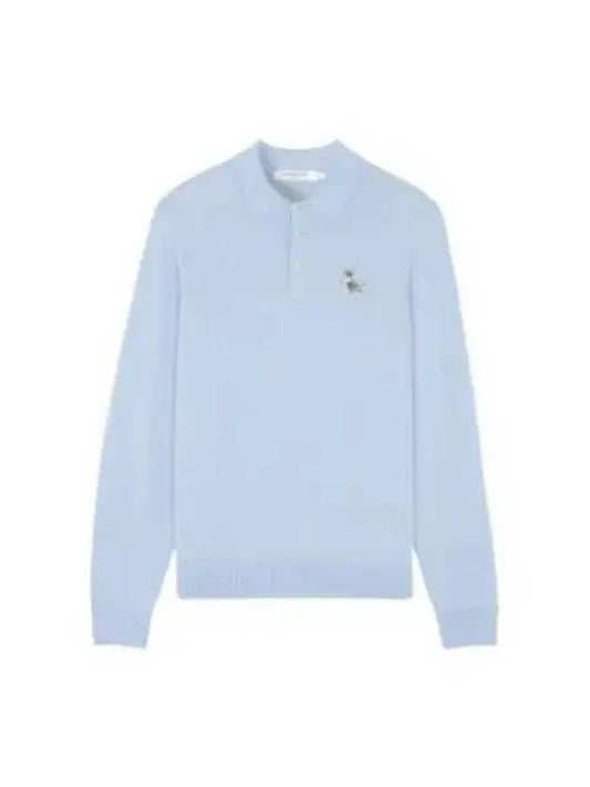 Dressed Fox Patch Regular PK Shirt Pale Blue - MAISON KITSUNE - BALAAN 2
