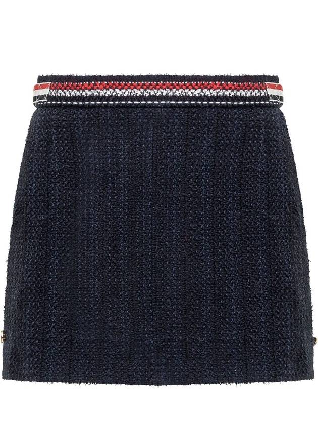 Thom Browne Rwb Skirt In Tweed - THOM BROWNE - BALAAN 1