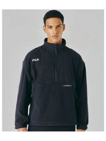 Uni Polartec Woven Color Scheme Anorak FS2POE4210XBLK - FILA - BALAAN 1