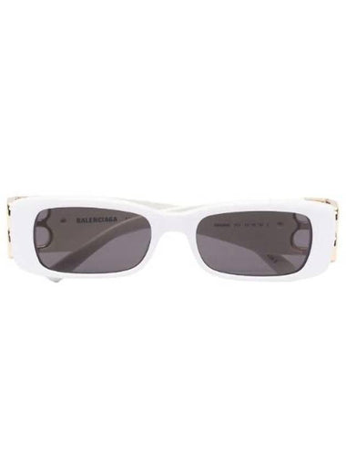 Eyewear BB Decorated Rectangular Frame Sunglasses BB0096S - BALENCIAGA - BALAAN 1