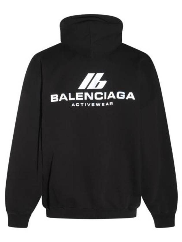 Hooded Sweatshirt 739024 TQVT8 1083 Black - BALENCIAGA - BALAAN 3