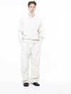 Men s M243PT02IV Jaguard String Rug Pants Ivory - CHANCE'S NOI - BALAAN 2