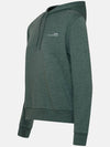 Logo Cotton Blend Knit Hoodie Green - A.P.C. - BALAAN 4