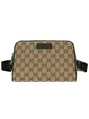 449174 Hip bag GG canvas beige - GUCCI - BALAAN 1