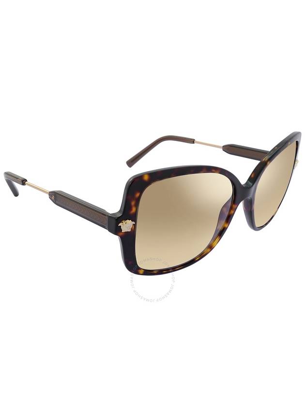 Versace Brown Gradient Mirror Gold Butterfly Ladies Sunglasses VE4390 108/6E 56 - VERSACE - BALAAN 2