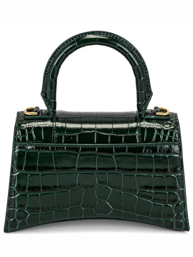 Hourglass XS Tote Bag Forest Green - BALENCIAGA - BALAAN 4