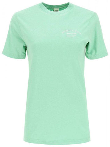 Women's Wellness Studio Short Sleeve T-Shirt Mint - SPORTY & RICH - BALAAN 1