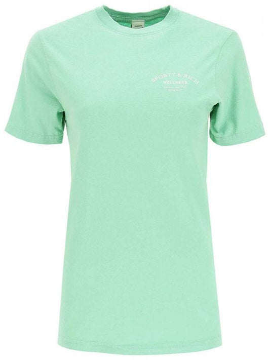 Women's Wellness Studio Short Sleeve T-Shirt Mint - SPORTY & RICH - BALAAN 1