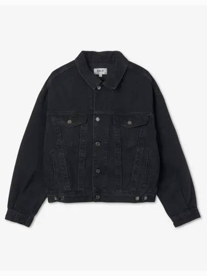 Charli Oversized Fit Denim Jacket Black - AGOLDE - BALAAN 2