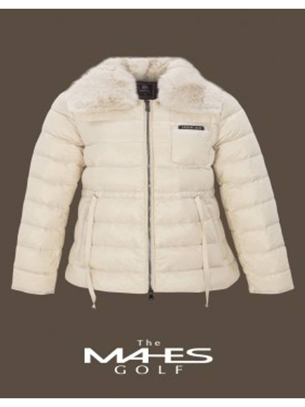 Down Padded Orange Label Fur Down Swing Jacket GD40254 - MAHES - BALAAN 1