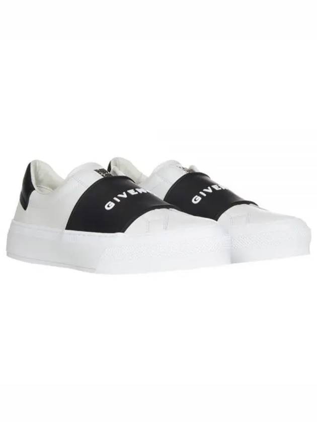 Logo Band City Sports Low Top Sneakers White - GIVENCHY - BALAAN 2