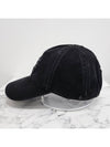 Logo Denim Ball Cap Black - MIU MIU - BALAAN 6