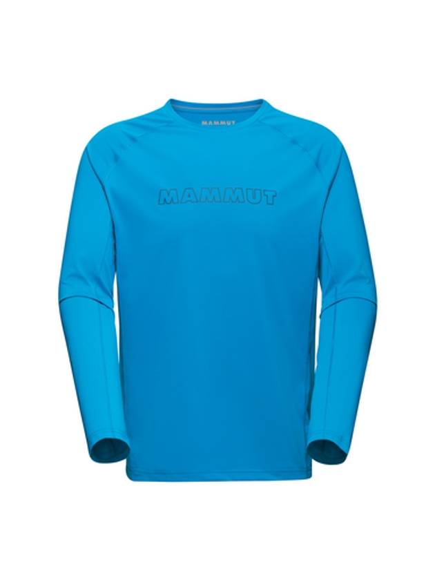 Selun FL Logo Long Sleeve T-shirt Blue - MAMMUT - BALAAN 2