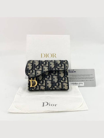 Christian oblique accordion card wallet - DIOR - BALAAN 1