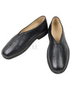 Piped Crepe Grained Leather Slippers Black - LEMAIRE - BALAAN 2