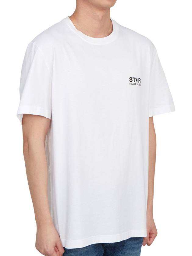 Star Collection Logo Short Sleeve T-Shirt White - GOLDEN GOOSE - BALAAN 4