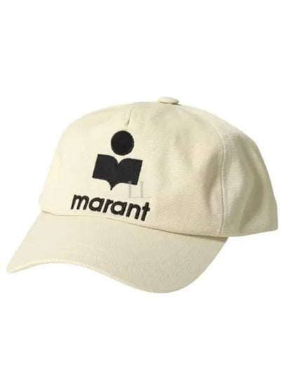 Tyron Logo Cotton Ball Cap Ecru - ISABEL MARANT - BALAAN 2