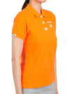 Women’s Icon Short Sleeve PK Shirt Orange - HORN GARMENT - BALAAN 3